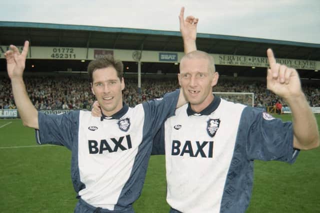 Steve Wilkinson and Andy Saville both scored hat-tricks in PNE's 6-0 win over Mansfield in October 1995
