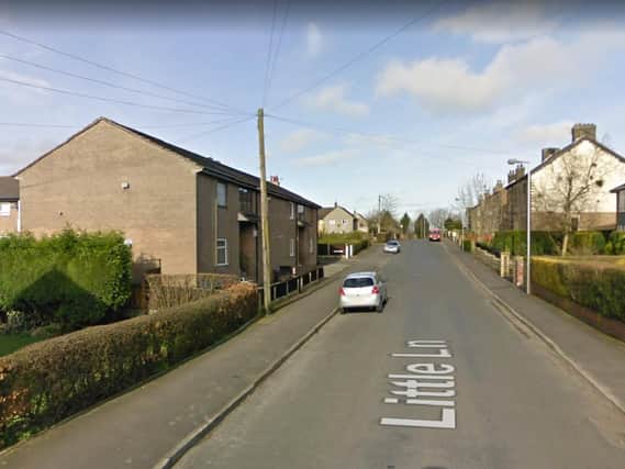 Two men reportedly tried to lure a 12-year-old boy into a black 'SUV'-type vehicle after pulling up beside him in Little Lane, Longridge at around 4.20pm on Thursday, May 6. Pic: Google