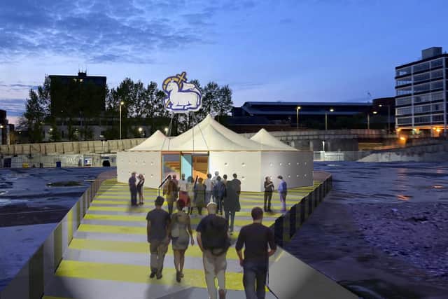 Mobile Event Tent - aka The MET - Preston's new pop-up city centre event space