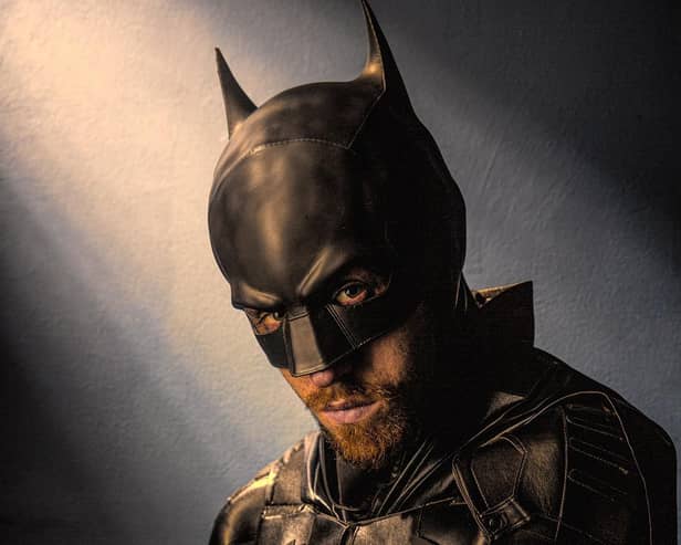 Look out for Batman, aka Jack Walsh, when he climbs Pendle Hill next month (photo courtesy of Graham Currey)