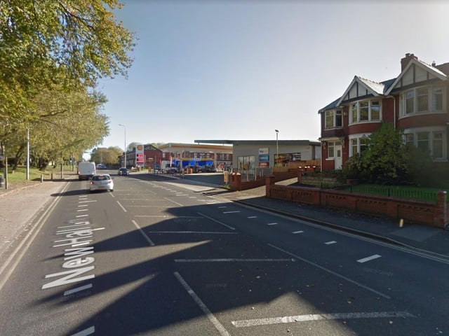 A road closure was put in place in place at New Hall Lane and Brockhole Brow. (Credit: Google)