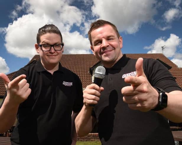 Carl and Damion have been hosting online quizzes and have recently raised £45k for charity