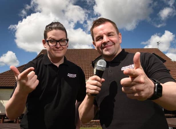 Carl and Damion have been hosting online quizzes and have recently raised £45k for charity