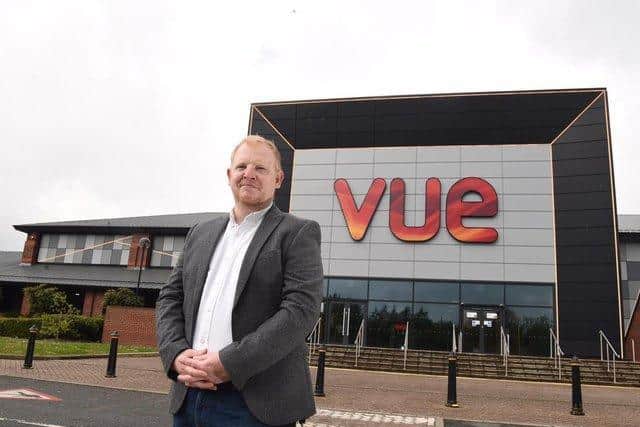 Graham Royston, general manager of Vue cinema at the Capitol Centre in Walton-le-Dale