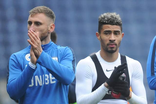 Louis Moult and Josh Ginnelly have been released by Preston North End