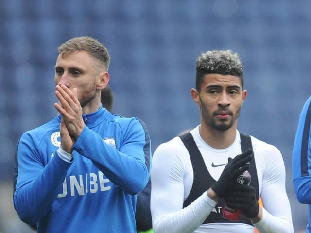 Louis Moult and Josh Ginnelly have been released by Preston North End