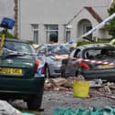 Blast site at Mallowdale Avenue. Heysham. Photo: David Hurst