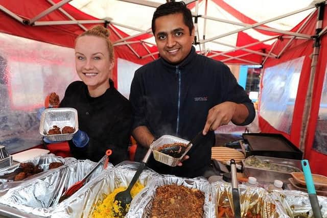 One of the food stalls at the last A Taste of Chorley festival. The 2021 event takes place over the weekend of June 5 and 6. Picture: Paul Heyes