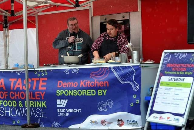 The demonstration kitchen will return to the 2021 A Taste of Chorley event, which takes place over June 5 and 6 this year. Picture: Paul Heyes