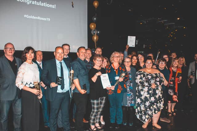 The 2019 winners of UCLan's 'Golden Roses' awards for outstanding lecturers and support staff.