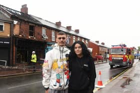The quick-thinking and selfless bravery of Kim Almond, 23, and Zach Douglas, 20, is believed to have saved the lives of up to 6 people who were asleep inside their Towngate flats when a huge fire broke out shortly after midnight (May 20)