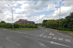 A motorcyclist was rushed to hospital after being hit by a car in St Helens Road at the junction with Scarth Hill Lane. (Credit: Google)