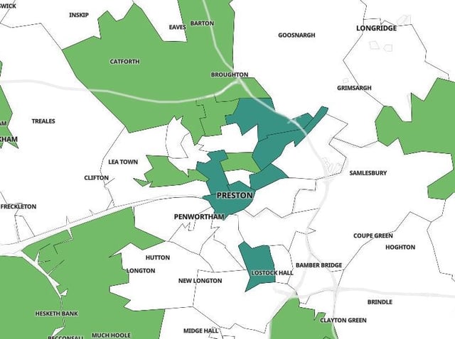 The Preston areas where Covid rates have risen as pubs reopen