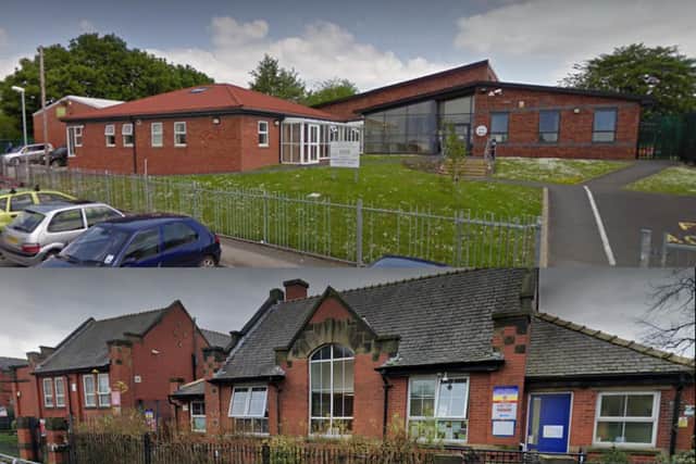 Two of Lancashire's 24 nursery schools are in Chorley - Highfield on Wright Street (top) and Duke Street (below). A consultation into the future of the county's maintained nursery school provision has begun (images:  Google)