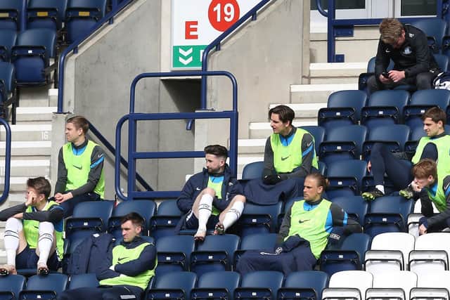 Let’s hope there will be fans  rather than substitutes sitting in the Deepdale stands next season