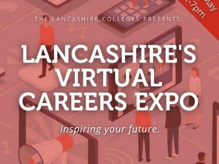 The Lancashire Virtual Careers Expo aims to give college students ideas about their future and let them hear from top employers
