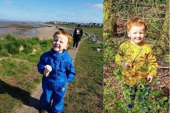 George Arthur Hinds, aged two years and 10 months, who died following a suspected gas explosion in Heysham.