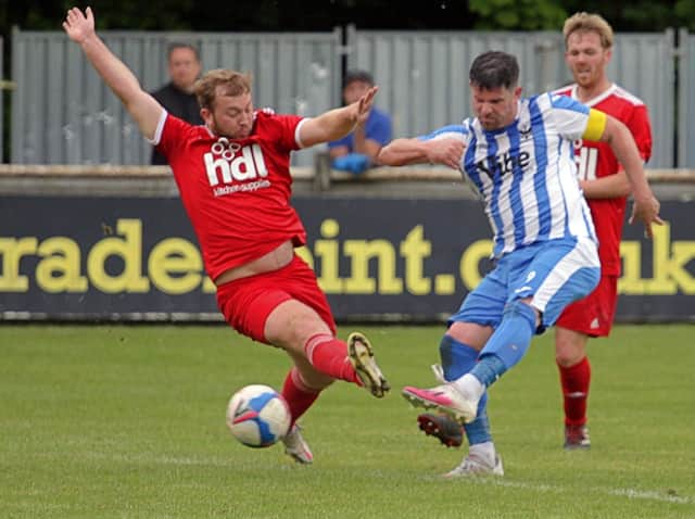Coppull United Reserves on the attack. Photo: Steve Taylor Photography