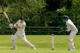 Garstang's Michael Walling hits a boundary against Chorley
Picture: Tim Gilbert/Preston Photographic Society