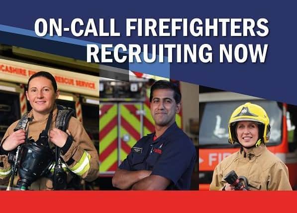 Working as an on-call firefighter means being involved in a wide range of activities in your local area