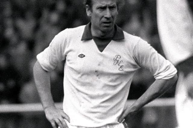 Bobby Charlton played for Preston against Celtic
(photo:Roy Payne)