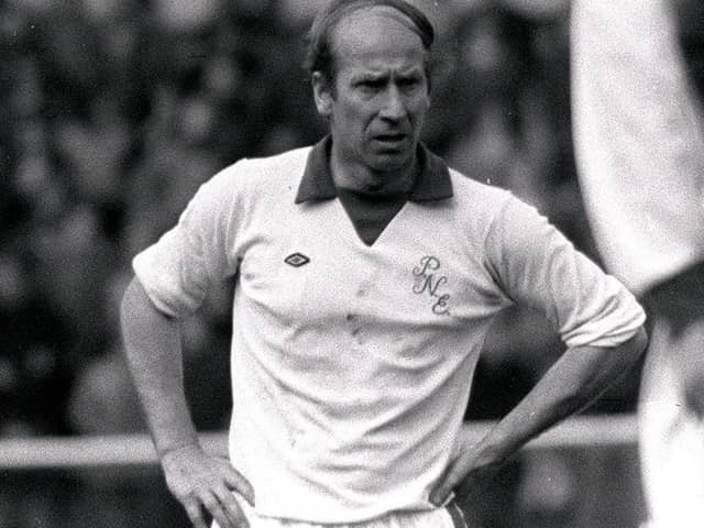 Bobby Charlton played for Preston against Celtic
(photo:Roy Payne)