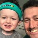 Mark with his son Joshua