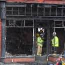 The aftermath of the fire which engulfed a shop and flats in Towngate, Leyland on Thursday, May 20