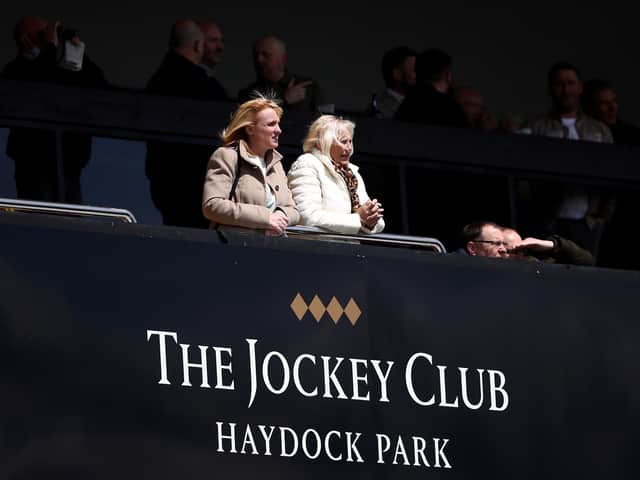 Haydock Park racecourse stages the headline meeting on Saturday afternoon