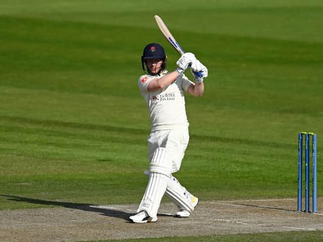 Alex Davies scored his fifth half-century of the season on day one of the Roses match