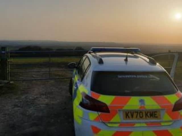 Police on patrol at Rivington