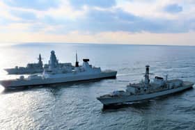 HMS Lancaster, HMS Dragon and HMS Argyll - the Royal Navy has used Artificial intelligence at sea for the first time - testing against supersonic missile threats