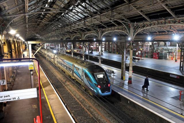 Drunk man who walked across tracks at Preston railway station is arrested.