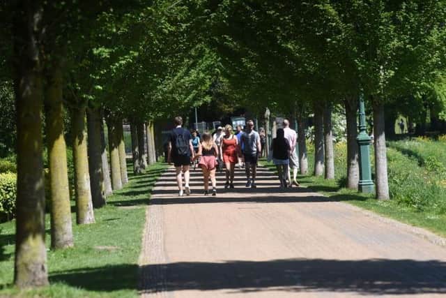 City centre businesses appreciated the weather as Preston saw increased footfall