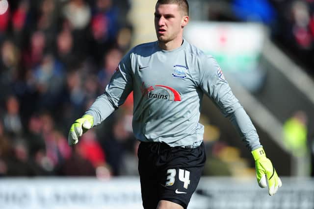Sam Johnstone during his first loan with Preston North End loan in 2015