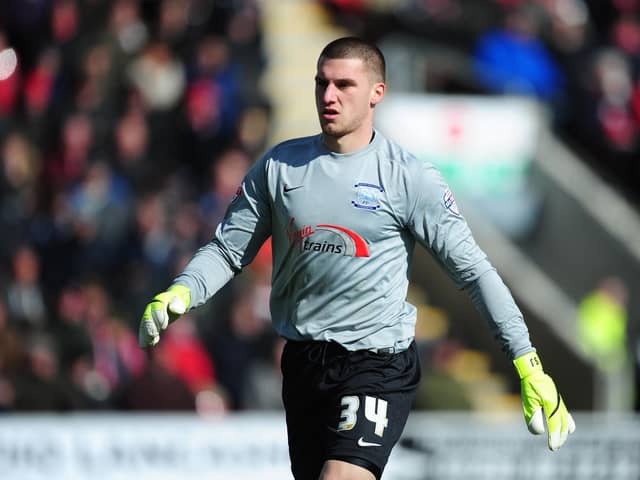 Sam Johnstone during his first loan with Preston North End loan in 2015