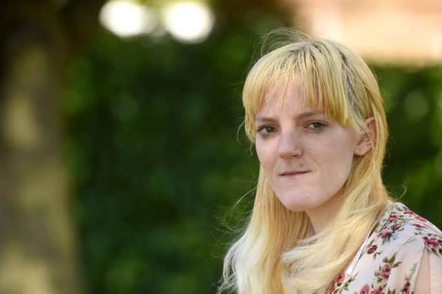 Hollie, 23, claims the damp conditions in her flat gave her chest infections
