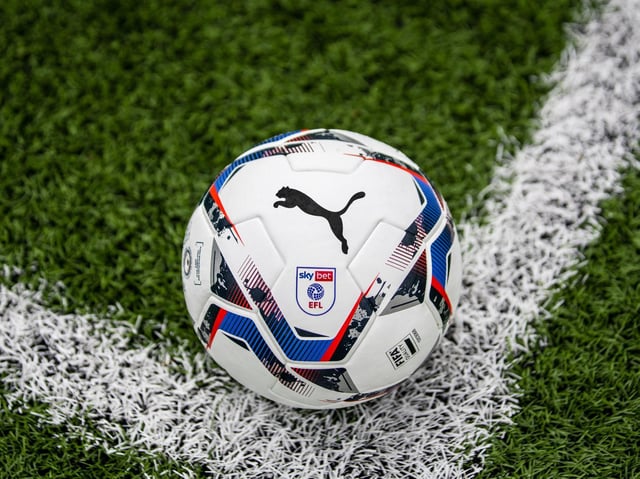 The new PUMA football which will be used in the EFL next season