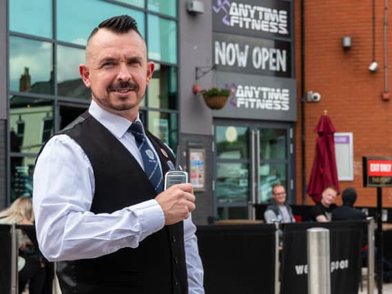 Barry Graham, head doorman at Wetherspoon’s Sir Henry Tate, is chairman of Chorley Pubwatch