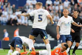Action from Preston North End's League Cup win over Blackpool at Deepdale in August 2013