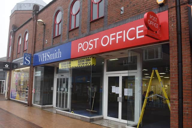 The old Chorley Post Office which closed when WH Smith closed its branch in the town