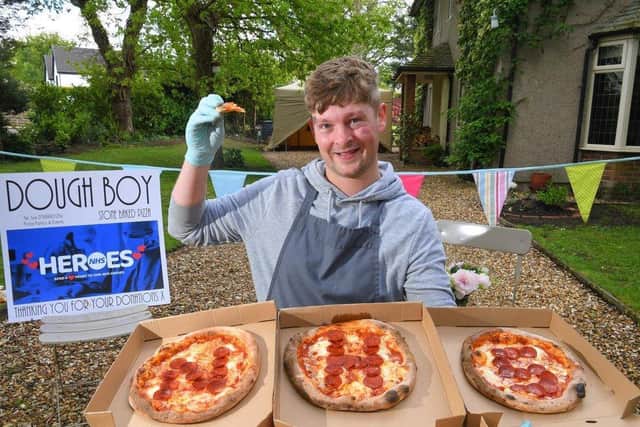A year ago, Joe launched his business by donating free pizza to NHS and care workers.