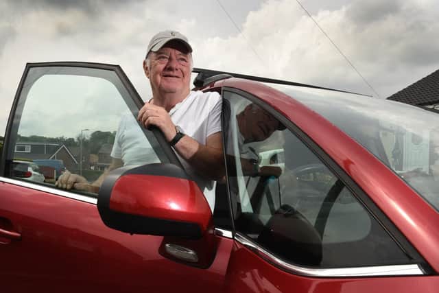 Cllr Holgate has had a bill for more than £1,000 for repairs to his car - but knows he is "awesomely lucky" to have escaped with his life (image: Neil Cross)