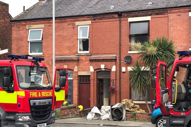 The home in Leyland Lane where a tumble dryer caught fire this morning (Monday, June 7)