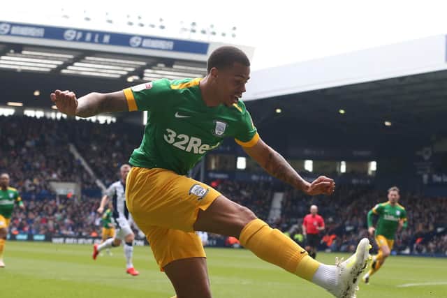 Lukas Nmecha during his loan spell with PNE
