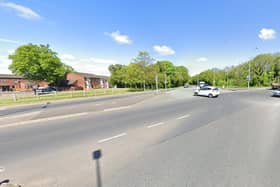 The crash involved a Harley Davidson motorcycle and a Mercedes at the junction between Eastway and Watling Street Road in Preston at 7.08pm on Monday (June 7). Pic: Google