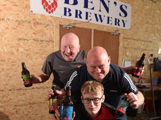 Special brew . . . Keith, Ben and Keith