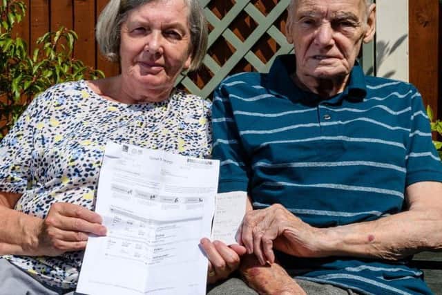Elizabeth and Edward claim they are owed almost £1,800 in flight refunds