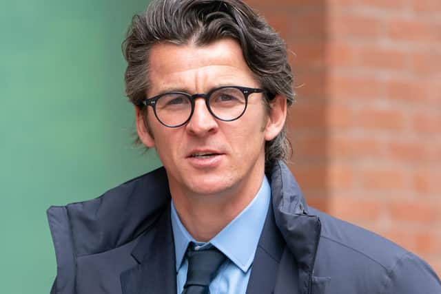 Joey Barton arriving at Sheffield Crown Court. (Credit: PA Wire/ Danny Lawson)
