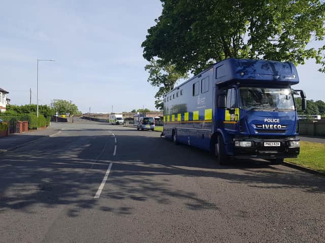 Lancashire Mounted Police seen taking part in patrols around Broadgate and Avenham yesterday (Tuesday, June 8)